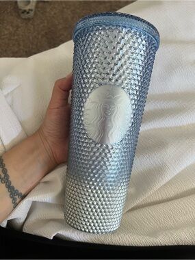 Starbucks Metallic Silver Tumbler Base - Silver Finish